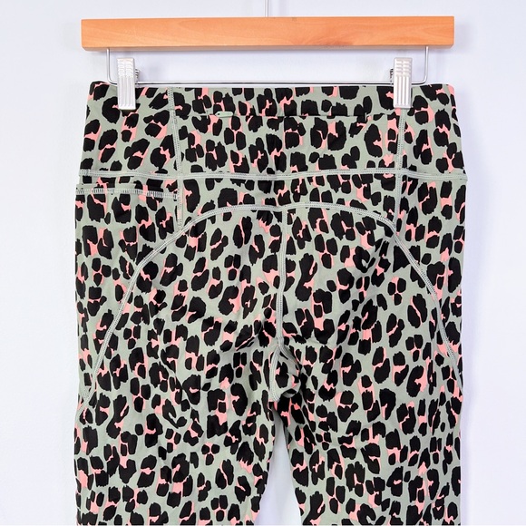 Sweaty Betty Leopard Print Power Pocket Workout Leggings size 8 Medium - Picture 9 of 15